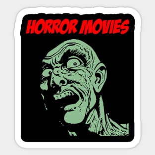 Horror Movies Art Sticker